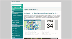 Desktop Screenshot of data.southampton.ac.uk