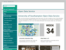 Tablet Screenshot of data.southampton.ac.uk
